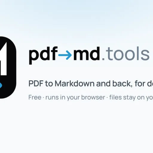 PDF to MD Converter (pdftomd.tools)