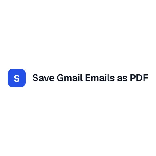 Save Gmail Emails as PDF in Bulk