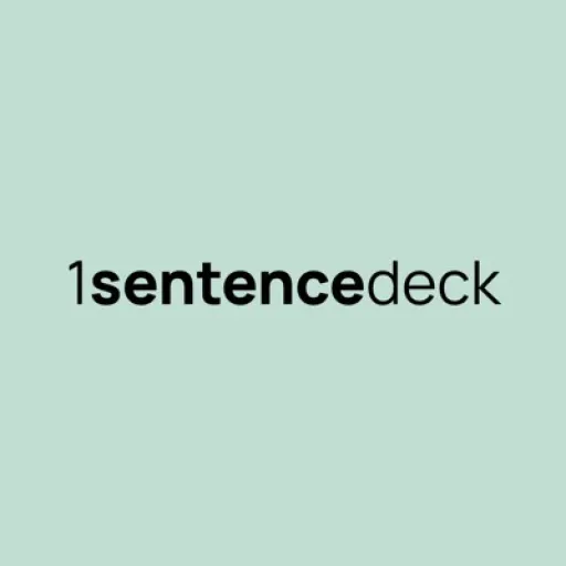 1Sentence Deck